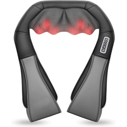 Heated Neck & Back Massager Pillow