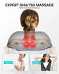 Heated Neck & Back Massager Pillow