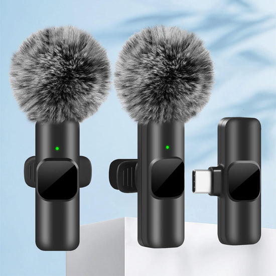 Wireless Microphone for Smartphones & Laptops