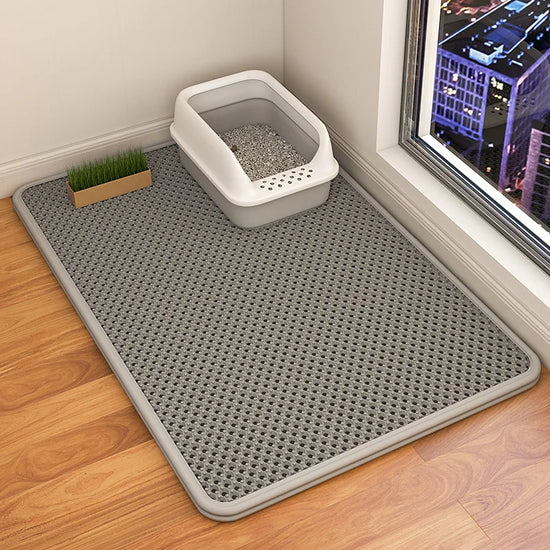 Dual-Layer Waterproof Cat Litter Mat