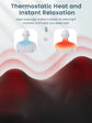 Heated Neck & Back Massager Pillow