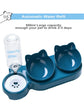 3-in-1 Tilted Pet Feeder Dispenser